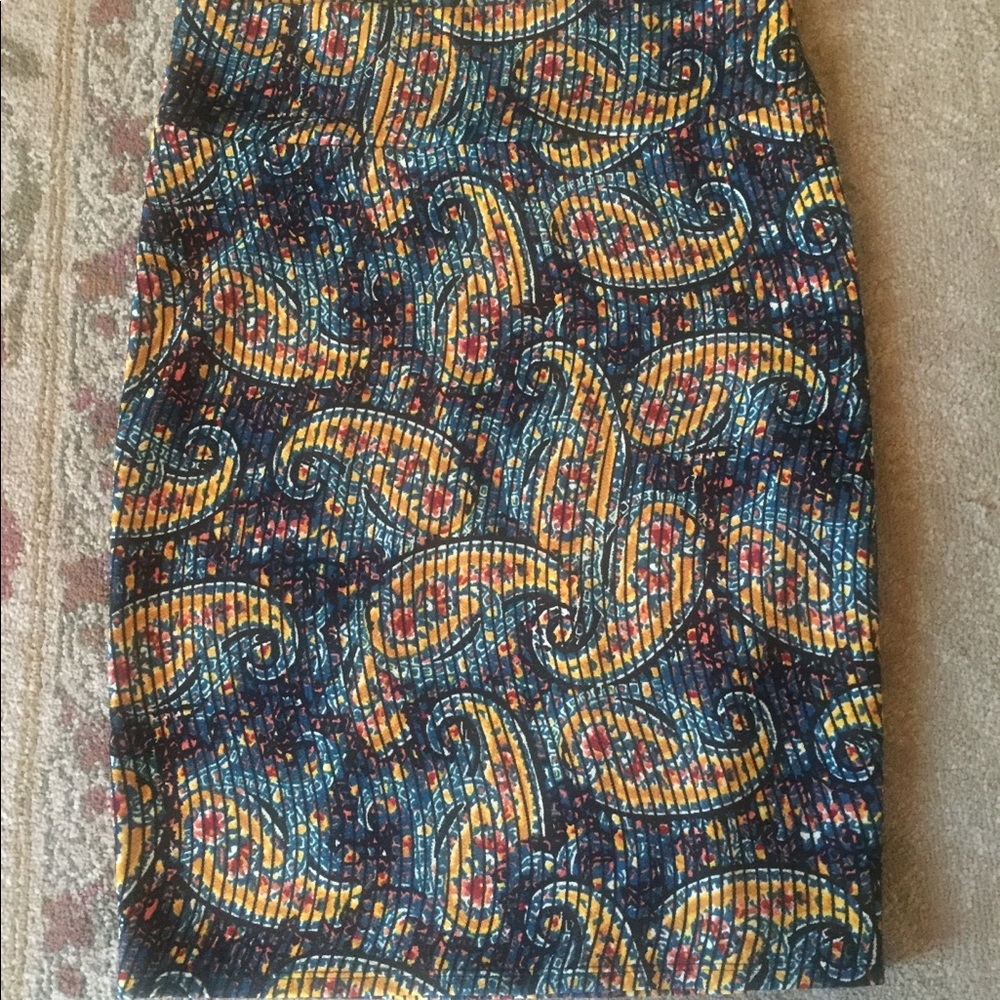 Lularoe Cassie Paisley Skirt Large